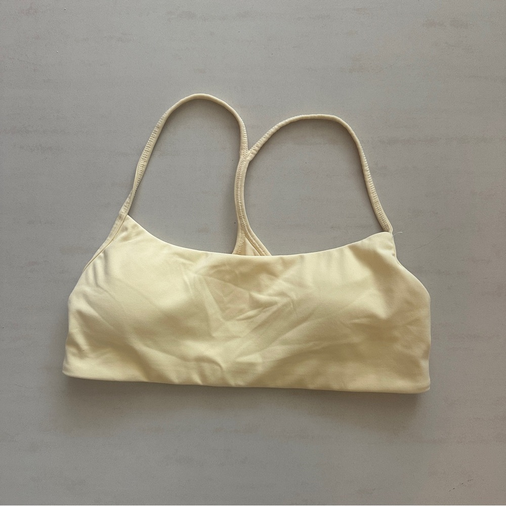 Garage Butter Yellow Sports Bra